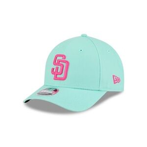 SD Collection Mint Green and Pink Cap